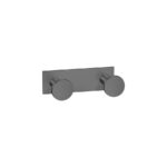 Διπλό Άγκιστρο Μπουρνουζιού PVD Gun Metal Brushed SANCO