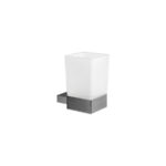 Glass Holder wall Mounted PVD Gun Metal Brushed SANCO