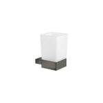 Glass Holder wall Mounted PVD Gun Metal Polished SANCO