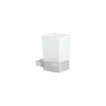 Glass Holder wall Mounted PVD Νίκελ Steel SANCO