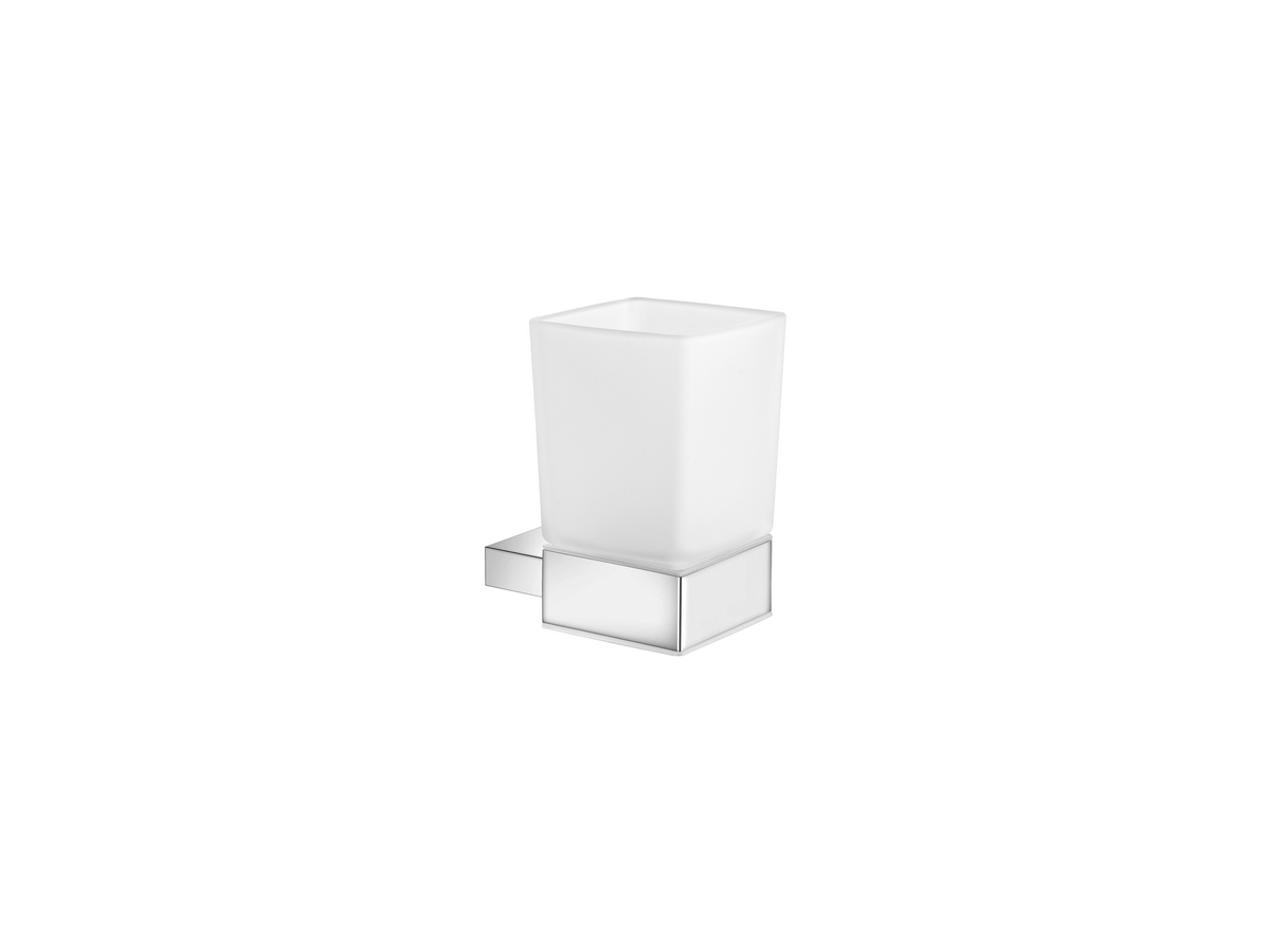 120401-Α03 Glass Holder wall Mounted Χρωμέ SANCO - Image 1
