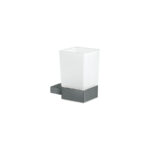 Glass Holder wall Mounted Ανθρακί Grain SANCO