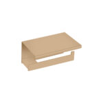 Toilet Roll Holder with cover Mocha Ματ SANCO