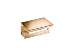 Toilet Roll Holder with cover PVD Warm Bronze Polished SANCO