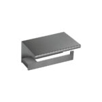 Toilet Roll Holder with cover PVD Gun Metal Brushed SANCO