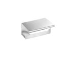 Toilet Roll Holder with cover PVD Νίκελ Steel SANCO