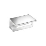 Toilet Roll Holder with cover Χρωμέ SANCO