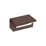 Toilet Roll Holder with cover Wenge Grain SANCO