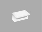 Toilet Roll Holder with cover Λευκό Ματ SANCO