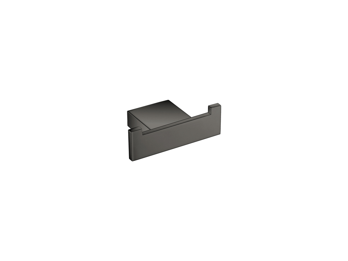 120418-PVD-05PL Διπλό Άγκιστρο Μπουρνουζιού PVD Gun Metal Polished SANCO - Image 1