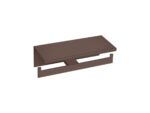 Double Toilet Roll Holder with cover Wenge Grain SANCO