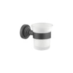Glass Holder wall Mounted Σκούρο Γραφίτη SANCO