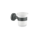 Glass Holder wall Mounted Ανθρακί Grain SANCO
