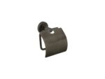 Toilet Roll Holder with cover Dark Bronze Mat SANCO