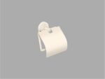 Toilet Roll Holder with cover Μπεζ Ματ SANCO