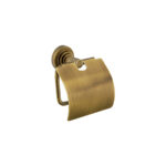 Toilet Roll Holder with cover Bronze Mat SANCO