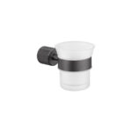 Glass Holder wall Mounted Σκούρο Γραφίτη SANCO