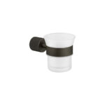 Glass Holder wall Mounted Dark Bronze Mat SANCO