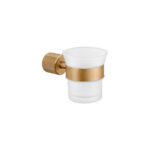 Glass Holder wall Mounted PVD Warm Bronze Brushed SANCO