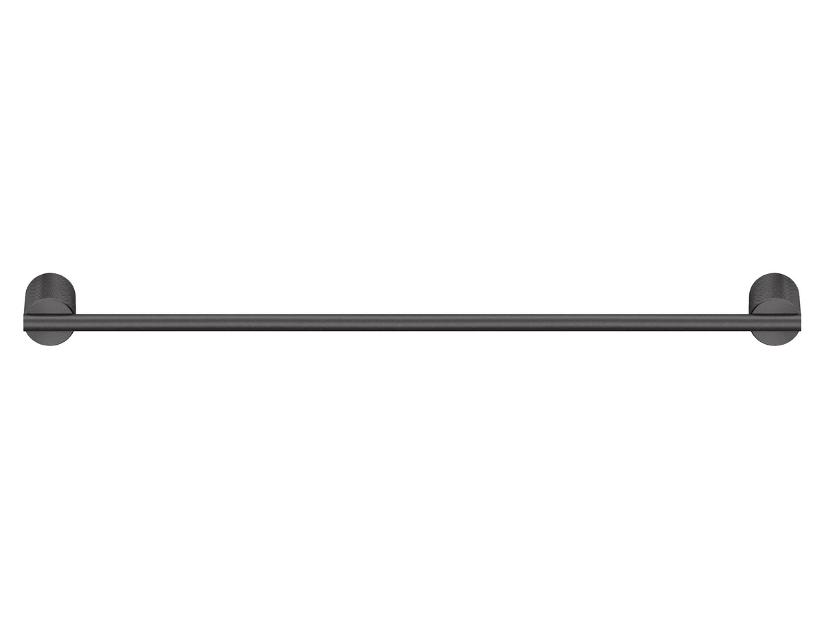 121104-122 Single Towel Rail (60cm) Σκούρο Γραφίτη SANCO - Image 1