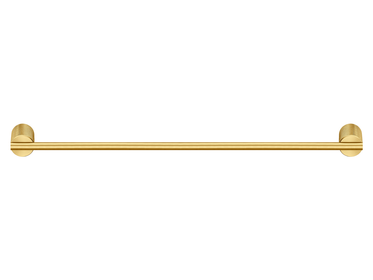 121104-PVD-02BR Single Towel Rail (60cm) PVD Golden Brass Brushed SANCO - Image 1