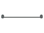 Single Towel Rail (60cm) Ανθρακί Grain SANCO