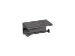 Toilet Roll Holder with cover Σκούρο Γραφίτη SANCO