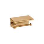 Toilet Roll Holder with cover PVD Warm Bronze Brushed SANCO