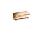 Toilet Roll Holder with cover PVD Warm Bronze Polished SANCO