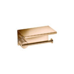 Toilet Roll Holder with cover PVD Warm Bronze Polished SANCO