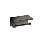 Toilet Roll Holder with cover PVD Gun Metal Polished SANCO