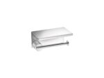 Toilet Roll Holder with cover Χρωμέ SANCO