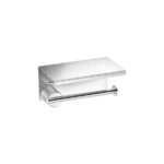 Toilet Roll Holder with cover Χρωμέ SANCO