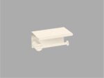 Toilet Roll Holder with cover Μπεζ Ματ SANCO