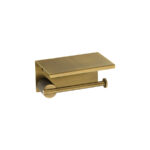 Toilet Roll Holder with cover Bronze Mat SANCO