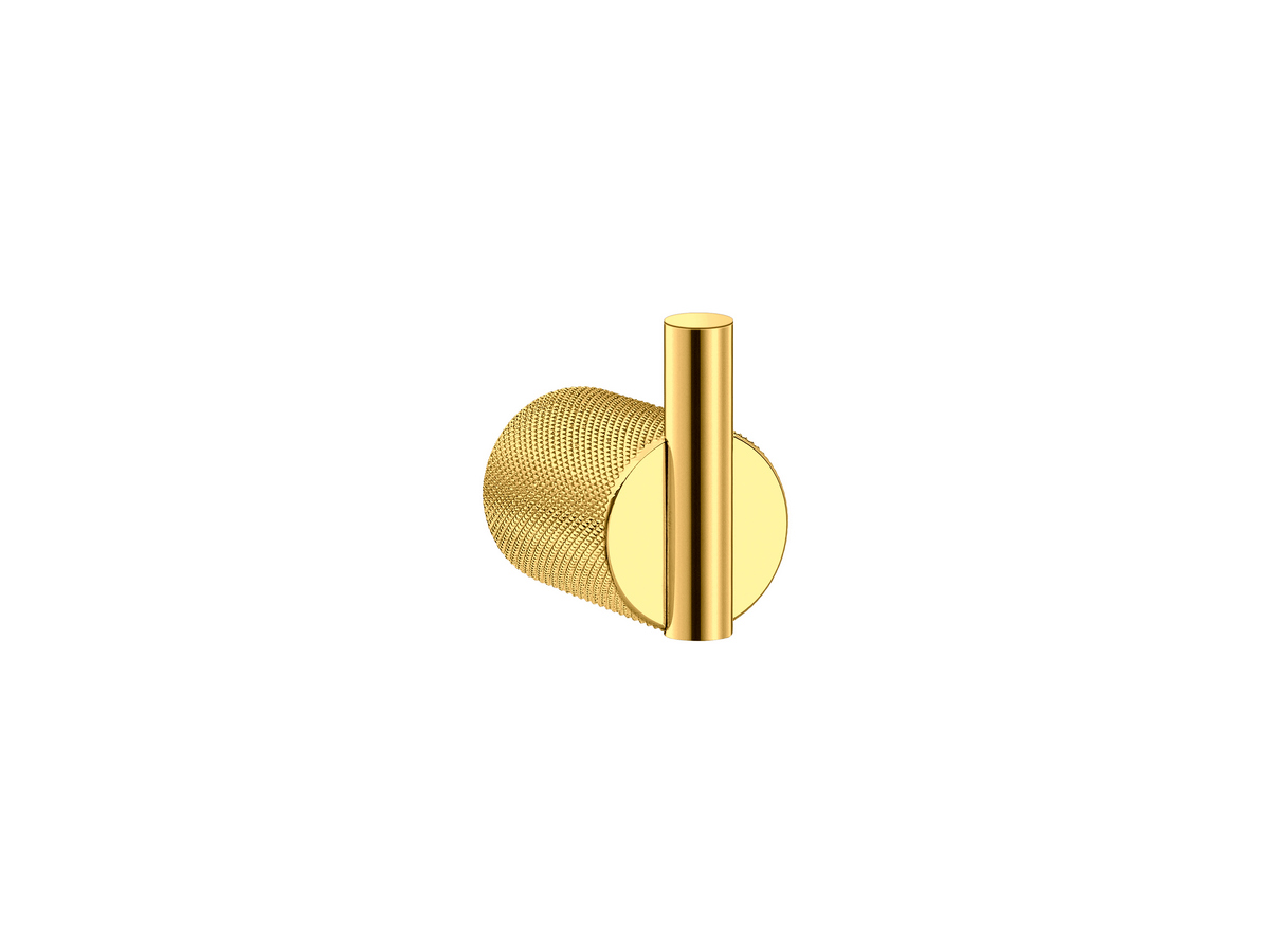 121108-PVD-02PL Μονό Άγκιστρο Μπουρνουζιού PVD Golden Brass Polished SANCO - Image 1