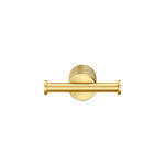 Διπλό Άγκιστρο Μπουρνουζιού PVD Golden Brass Brushed SANCO