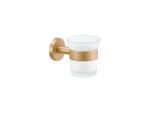 Glass Holder wall Mounted PVD Warm Bronze Brushed SANCO