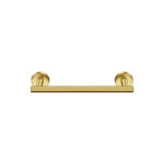 Single Towel Rail (30cm) PVD Golden Brass Brushed SANCO