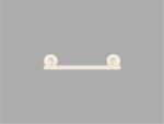 Single Towel Rail (30cm) Μπεζ Ματ SANCO