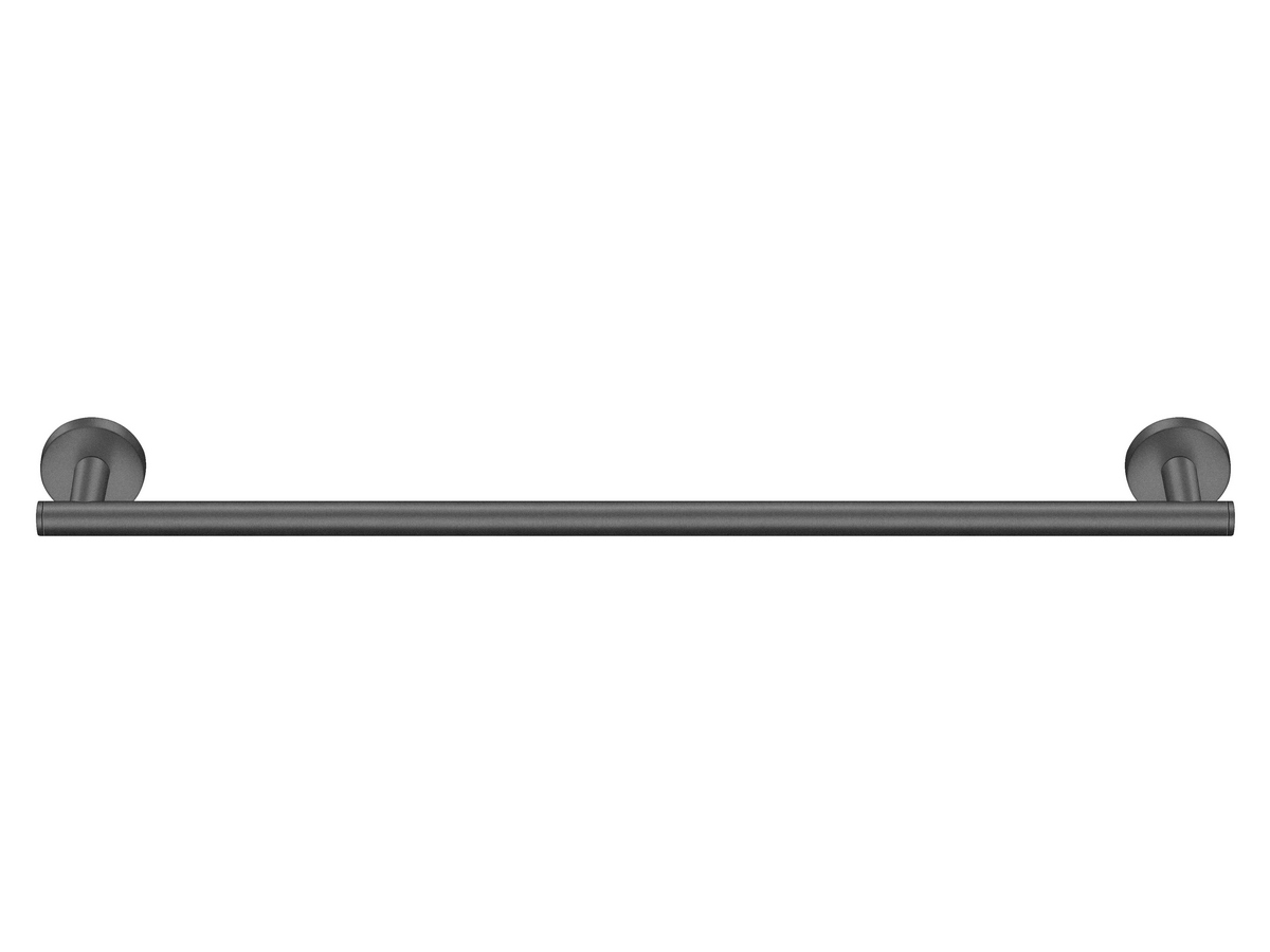 121204-60-122 Single Towel Rail (60cm) Σκούρο Γραφίτη SANCO - Image 1
