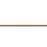 Single Towel Rail (60cm) PVD Warm Bronze Polished SANCO