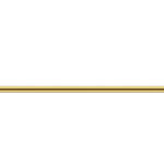 Single Towel Rail (60cm) PVD Golden Brass Polished SANCO