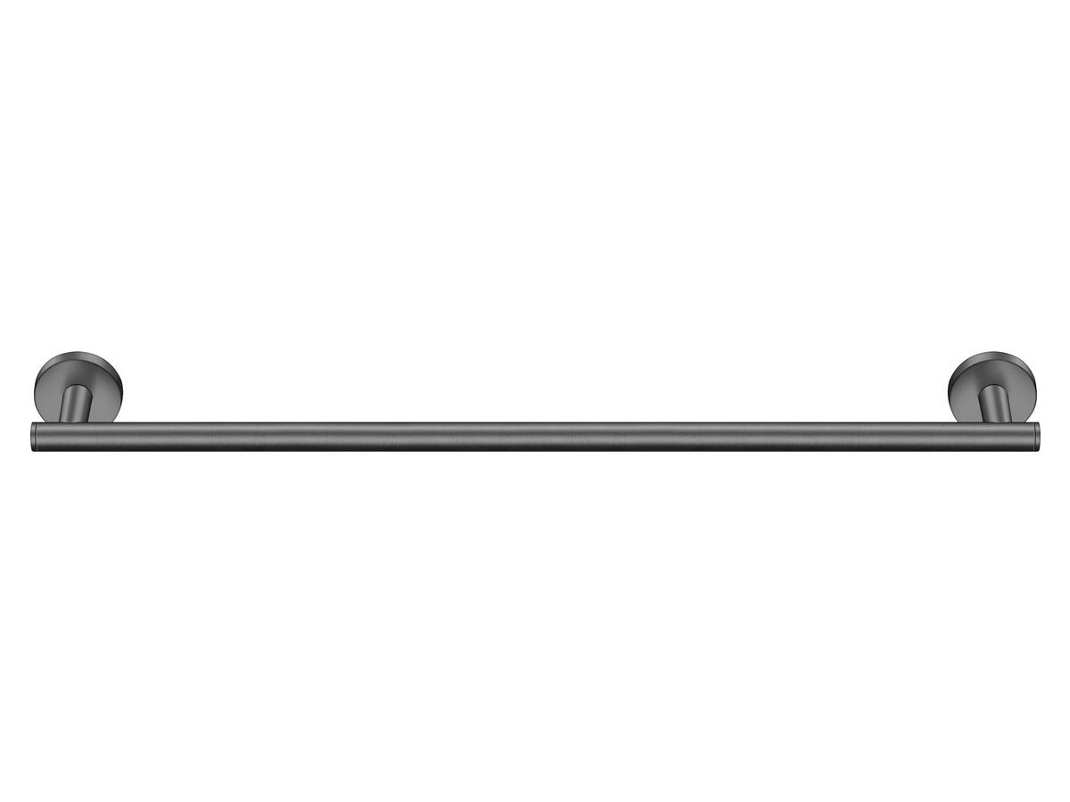 121204-60-PVD-05BR Single Towel Rail (60cm) PVD Gun Metal Brushed SANCO - Image 1