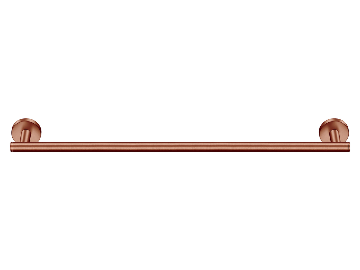 121204-60-PVD-10BR Single Towel Rail (60cm) PVD Red Copper Brushed SANCO - Image 1