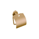 Toilet Roll Holder with cover PVD Warm Bronze Brushed SANCO