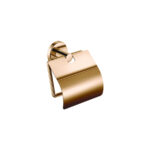 Toilet Roll Holder with cover PVD Warm Bronze Polished SANCO