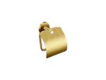 Toilet Roll Holder with cover PVD Golden Brass Brushed SANCO