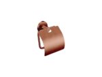 Toilet Roll Holder with cover PVD Red Copper Brushed SANCO