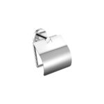 Toilet Roll Holder with cover Χρωμέ SANCO
